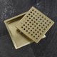 thumbnail image 3 of caniveau De Douche Or Acier Inoxydable Carr 15x15cm Drain De Douche Siphon De Sol Drain De Plancher Avec Couvercle De Siphon De Sol, Noyau Dsodor, 3 of 5