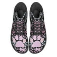 thumbnail image 2 of Psesaysky Dog Paw Printed Sneakers for Girls High-Top Anti-Slip Comfortable Barefoot Shoes Easy to Clean Size 6-13.5, 2 of 7