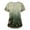 01-Green, variant on Womens Scrub,Floral Pattern Nursing Tops - Side Slit Short Sleeve Scrub Blouse with Pockets - Red - XXL