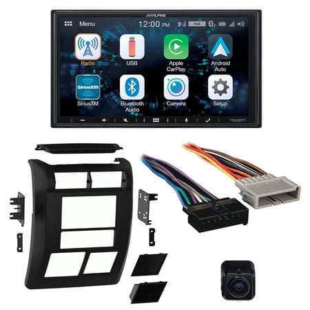 Alpine ILX-W670 with Dash Kit Wiring Harness B/U Camera for Wrangler 97-02