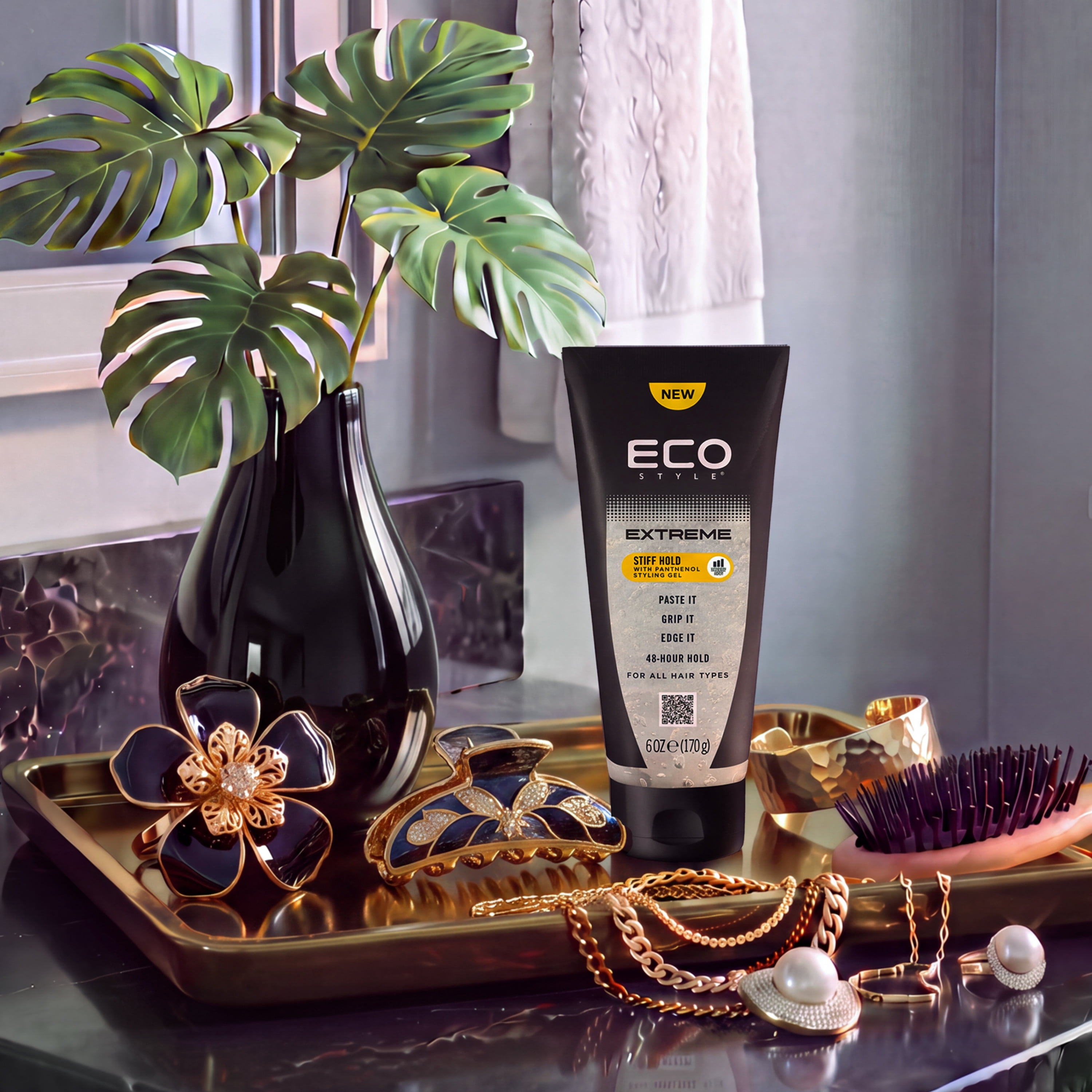 ECO STYLE GEL Extreme Stiff Hold 6 OZ with Panthenol - Walmart.com