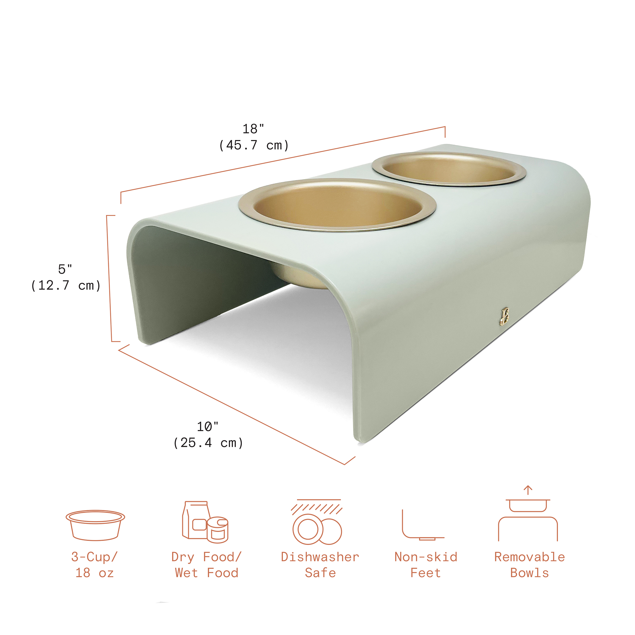 Beautiful by Drew Barrymore Double Elevated Pet Bowl photo 4