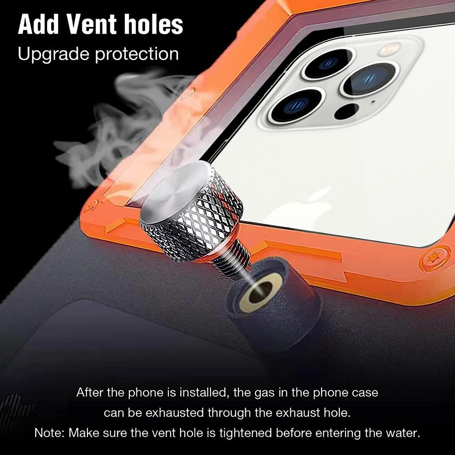 XiHAMA Professional Waterproof Diving Case for Snorkeling, 15M/50FT Underwater Photo & Video Protective Housings with Lanyard Compatible with iPhone 15/14/13/12 Samsung Galaxy S24/S23/S22