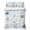 Navy Blue, variant on Twin Quilt Set 68''x86'', Cartoon Cat Lightweight Summer Bedspread Coverlet Set with 2 Pillow Shams, Modern Simple Funny Cute Animals Art Breathable All Season Quilt Bedding for Dorm/Bedroom