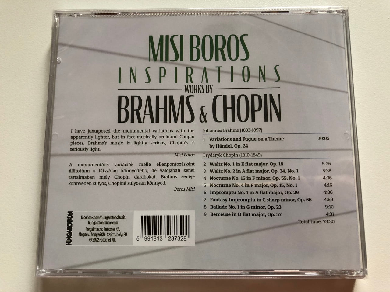 Misi Boros - Inspirations - Music & Performance - CD - Walmart