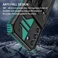 thumbnail image 2 of For Samsung S21 FE Case with Belt Clip Holster, Heavy Duty Military Grade Drop Protective, 360° Rotating Kickstand Shockproof TPU Shell Durable Rugged Cover For Samsung Galaxy S21 FE, Darkgreen, 2 of 15