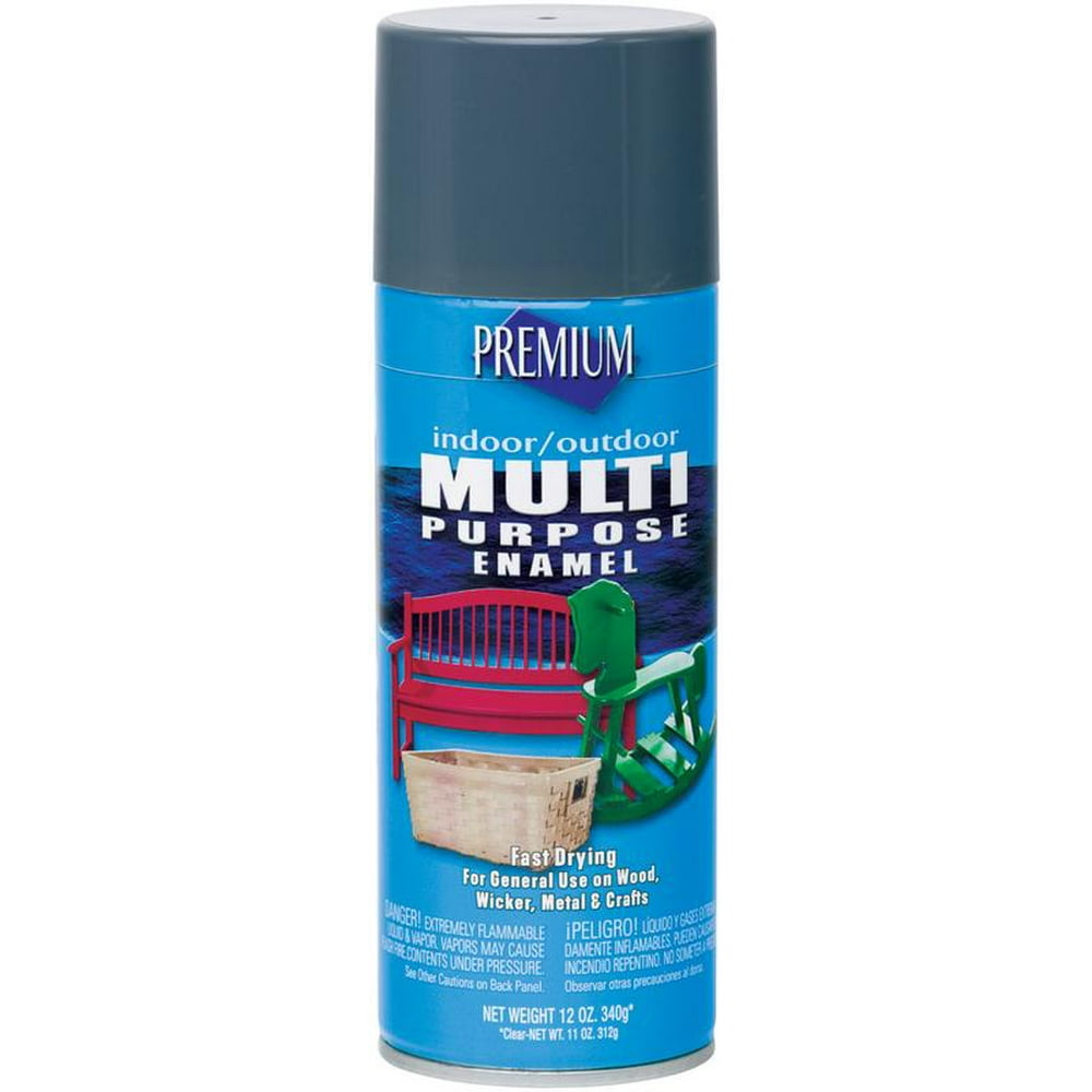 RUSTOLEUM MP1012 MultiPurpose Enamel Spray Paint, Gloss, Battleship