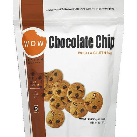 WOW Baking Company Chocolate Chip Wheat & Gluten Free Cookies, 8 oz (Pack of (Best Whole Wheat Chocolate Chip Cookies)