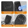 thumbnail image 5 of Magnetic Key Box Hider Under Car with 4 Digit Combination with Strong Magnet Key Outdoors Waterproof ,Easy to Install, 5 of 5