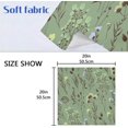 thumbnail image 5 of Coolnut Set of 1 Wildflowers Satin Napkin Square 20 Inches Table Napkins Soft Smooth Decorative Napkins for Wedding Banquet Party Decoration, 5 of 6