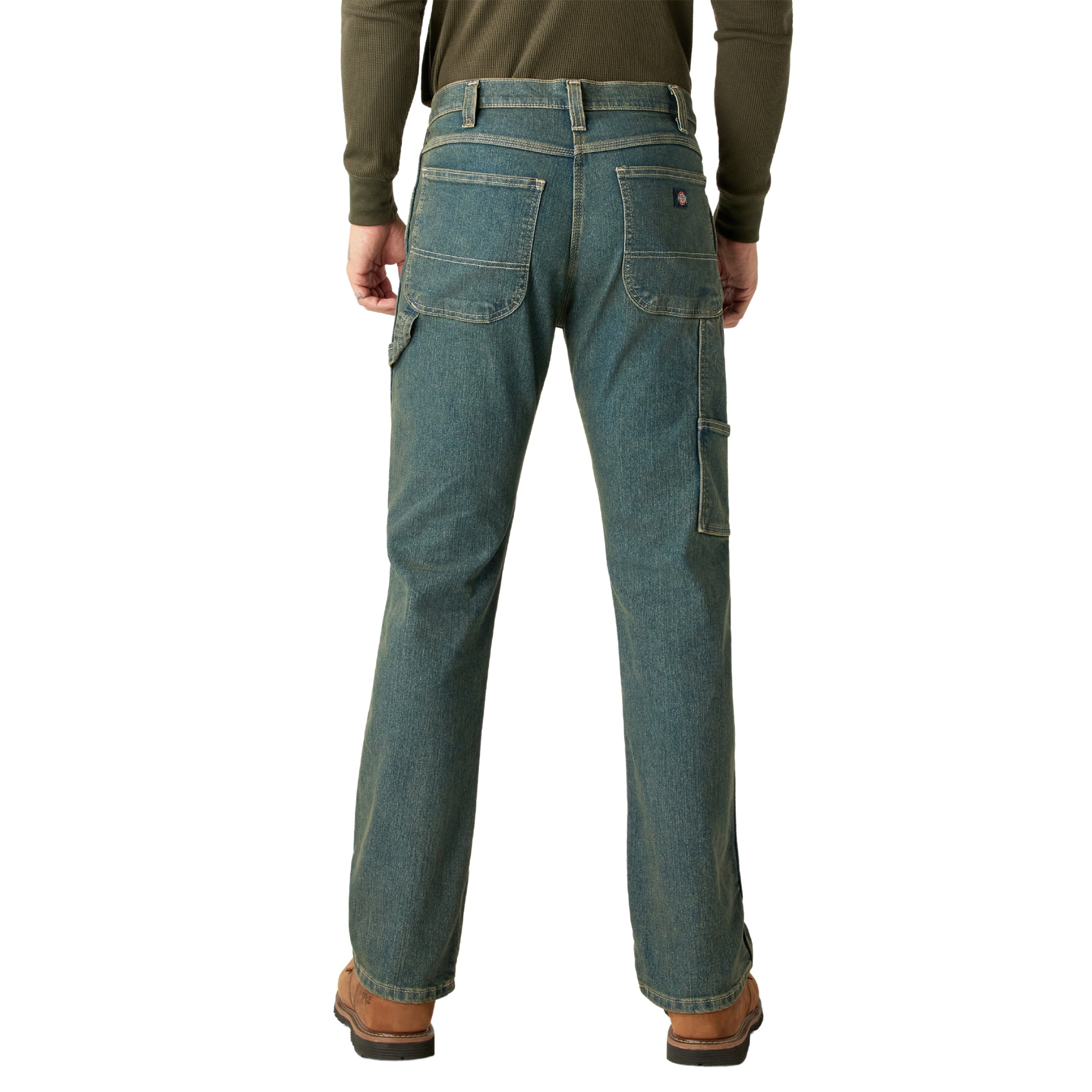 Dickies Men's FLEX Relaxed Fit Carpenter Jeans, Stonewashed
