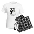 thumbnail image 4 of CafePress - Raccoons Wedding Women's Light Pajamas - Women's Short Sleeve Print T-Shirt and Pants Light Cotton Pajama Set, 4 of 7