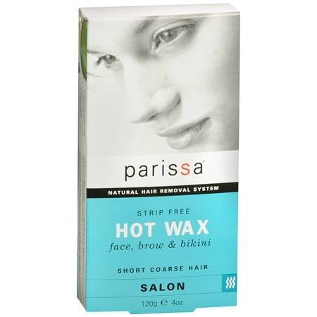 Parissa Strip Free Hot Wax, Short Coarse Hair 4.0 oz.(pack of