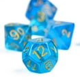 thumbnail image 5 of Cusdie 7-Die Resin DND Dice, Polyhedral Dice Set with Aurora Glitters for Role Playing Game Dungeons and Dragons D&D Dice MTG Pathfinder, 5 of 5