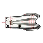 10L 2.6 Gal Universal Fit Cafe Racer Vintage Gas Fuel Tank for HONDA CB350 CB450 CB550 CB750 for YAMAHA