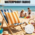 thumbnail image 5 of Outdoor Waterproof Pillow Cover, Geometric Stripe Cushion Case, Nylon Spandex Material, Weather Resistant, Stylish Decor for Sofa Chair Patio Living Space,Multicolor E, 5 of 5