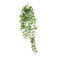 thumbnail image 2 of YOHAVEN Artificial Hanging Pea Leaves Plant, 25.6" Fake Greenery Vines with Pot Simulation Houseplant Decoration for Living Room Bedroom Bathroom Office Shelf Home Decor, 2 of 6