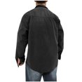 thumbnail image 3 of Dovford Mens Corduroy Shirts Jacket Button Down Long Sleeve Work Shirts Shackets with Pocket, 3 of 4