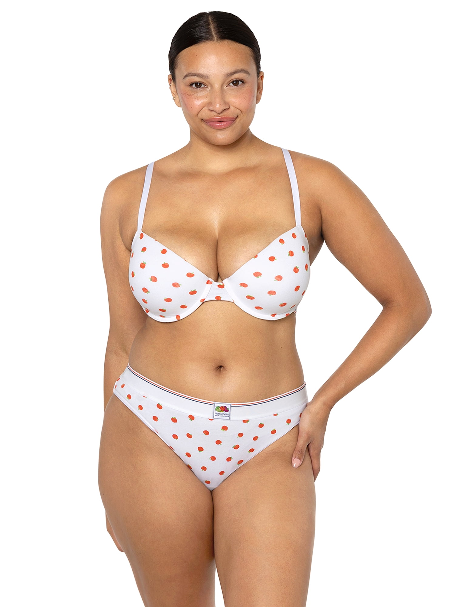 fresh collection by Fruit of the Loom Women's Cotton Bikini Underwear 2-pack