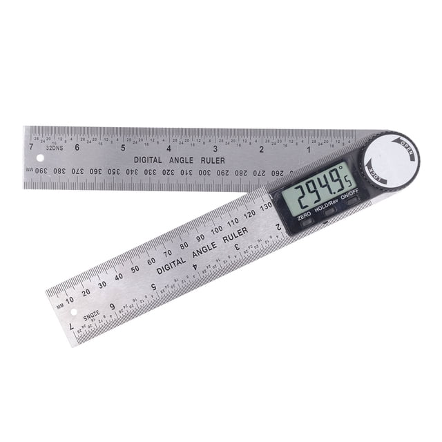 Buscador De ángulos Regla De ángulo Digital 0 A 200 Mm Transportador Electrónico De 360 grados Pantalla LCD De Alta Precisión Regla De Buscador De ángulos Para Carpintería De Dibujo