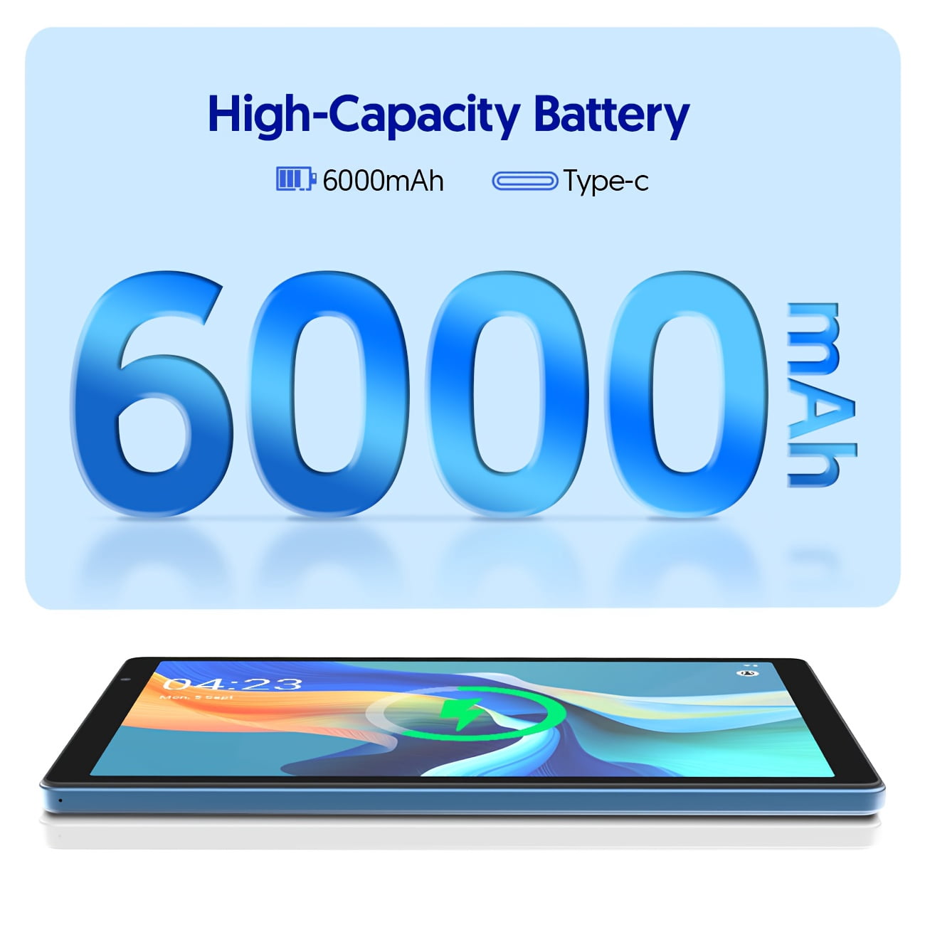 10.1-inch Android 14 Tablet with A133S Quad-core Processor, 32GB ROM + 2GB RAM, 1280*800 IPS HD Touch Screen, Single-band Wi-Fi 6, 2MP+2MP Dual Cameras, 6000mAh Battery, High Performance, Four Colors