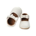 thumbnail image 5 of Seyurigaoka Spring Toddlers Girls Princess Shoes, Sweet Style Solid Color Bow Lace Decoration Soft Sole Non-slip Shoes Infant Prewalker, 5 of 8