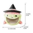 thumbnail image 3 of Uutvery Halloween Candy Bowls,Pumpkin Ceramic Dish Ghost Bat Ceramic Bowl,Candle Holder Tableware Decor,Lovely Desktop Ornaments for Bedroom Living Room Table Centerpieces, 3 of 6