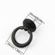 thumbnail image 3 of Cabinet Handles, 10 Metal Cabinet Handles, Antique Single Hole Zinc Alloy (red) Banmo, 3 of 5