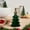 Green, variant on IMossad Christmas Tree-Shaped Glass Soap Dispenser, 8 oz for Holiday Decor