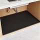 thumbnail image 1 of Tapete Escurridor de Trastes para Fregadero de Cocina, Alfombrilla Impermeable de Silicona, Protector para Gabinete y Mueble, Accesorios Prácticos para Cocina y Baño (Negro, 86×56cm), 1 of 4