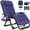 Blue, variant on DKMOCO Oversized XL Zero Gravity Chair, 29" Extra Wide Recline Chair w/Upgraded Lock and Wider Cup Holder, Camping Lawn Chair for Patio Outdoor Office,Gray