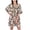 C-Khaki153, variant on DHFJKG Women Silk Robes Satin Short Sleeve Bathrobe V Neck Tie Waist Floral Print Summer Soft Loungewear Comfortable Home Clothes
