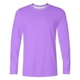 thumbnail image 3 of Gymvis Shirts for Men,T Shirts for Men,Long Sleeve Workout,Purple, 3 of 4