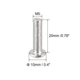 thumbnail image 3 of Unique Bargains Vis de Machine M5x20mm Tête Ronde Vis en Acier Inoxydable 304 Boulons 20 Pcs, 3 of 3