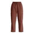 thumbnail image 3 of Luvrsol Sweatpants Women Plus Size Solid Track Pants Elastic Drawstring Outdoor Cargo S-3XL, 3 of 7