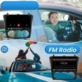 thumbnail image 3 of Car , Durable 9in IPS HD Display 12V  Touchscreen Car  Waterproof Hands Free with Mic for Calling, 3 of 8