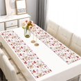 thumbnail image 2 of Red Christmas Gingerbread Man Pattern Summer Placemats Table Placemats Set Of 6-Linen Kitchen Washable Placemats Table Mats 11.8"x17.7" Non-Slip Heat Resistant, 2 of 5