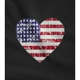thumbnail image 3 of American Heart Flag USA Flag Patriotic 4th of July Women's Racerback Tank Top Large Black - Perfect Independence Day Gift - Soft, Comfortable and Breathable - Made in the USA - Large Black, 3 of 8