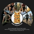 thumbnail image 7 of Gukieu Diamond Bohemian Sunflower Print Men's Quick Dry Fitness Vest, Round Neck Sleeveless Fitness Bodybuilding Top-X-Large, 7 of 7