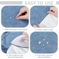 thumbnail image 3 of 1200 Pcs Star Hotfix Iron On 5/7/9/12mm Embellishments Aluminum Hotfix Iron on Flat Back Metal Star Studs for Clothing DIY Craft Accessory Sliver Metal Platinum DIY, 3 of 5