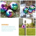 thumbnail image 2 of MasteelfCA 3 Pcs Boules en Acier Inoxydable Creuses Surface Miroir Boule Décorative Boules de Visionnage, 2 of 7