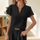 thumbnail image 2 of Camisetas de Mujer Suelto Ajuste Cuello Casual Lindo Impreso Suelto Blusa de Verano de las Señoras Superior, Tops de Verano de las Mujeres Suelto Ajuste, 2 of 8