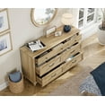 thumbnail image 2 of WAMPAT 7-Drawer Dresser - Wide Wooden Chest of Drawers Kids Dresser, Perfect for Bedroom, Kids' Room, and Living Room Storage, Oak (54" Wide), 2 of 8