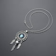 thumbnail image 3 of Raindrops Sagittarius Zodiac Necklace with Pendant for Women Silver Alloy and Glass Lightweight Durable 18, 3 of 8