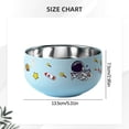 thumbnail image 3 of Stainless Baby Bowls With Removable Silicone Toddler Bowls Kids Bowls Anti Scald Snack Container For Feeding Dishwasher, 3 of 7