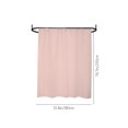 thumbnail image 3 of HCBY Rideau de Douche en Tissu Imperméable, Rideau de Salle de Bain Moderne Uni avec Œillets, Polyester Lavable en Machine pour Baignoire et Placard, Design Simple pour Maison, Hôtel, Appartement, 3 of 6