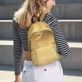 thumbnail image 7 of Casual Canvas Backpack Without Interlayer Large Capacity Stick Bag Design For Outdoor Shopping Office Outdoor Sports Gold Marble_3 Medium, 7 of 7