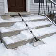 thumbnail image 6 of NWOKYZGH forged Sidewalk and Ice Scraper with Metal Handle with Cushion Grip, 65 Inch, Black, 6 of 9