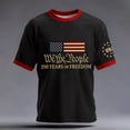 thumbnail image 2 of Mens Summer Tops Short Sleeve 1776-2026 250Th Anniversary Print Basic Spring T Shirts Casual Crew Neck Trendy Tees, 2 of 4