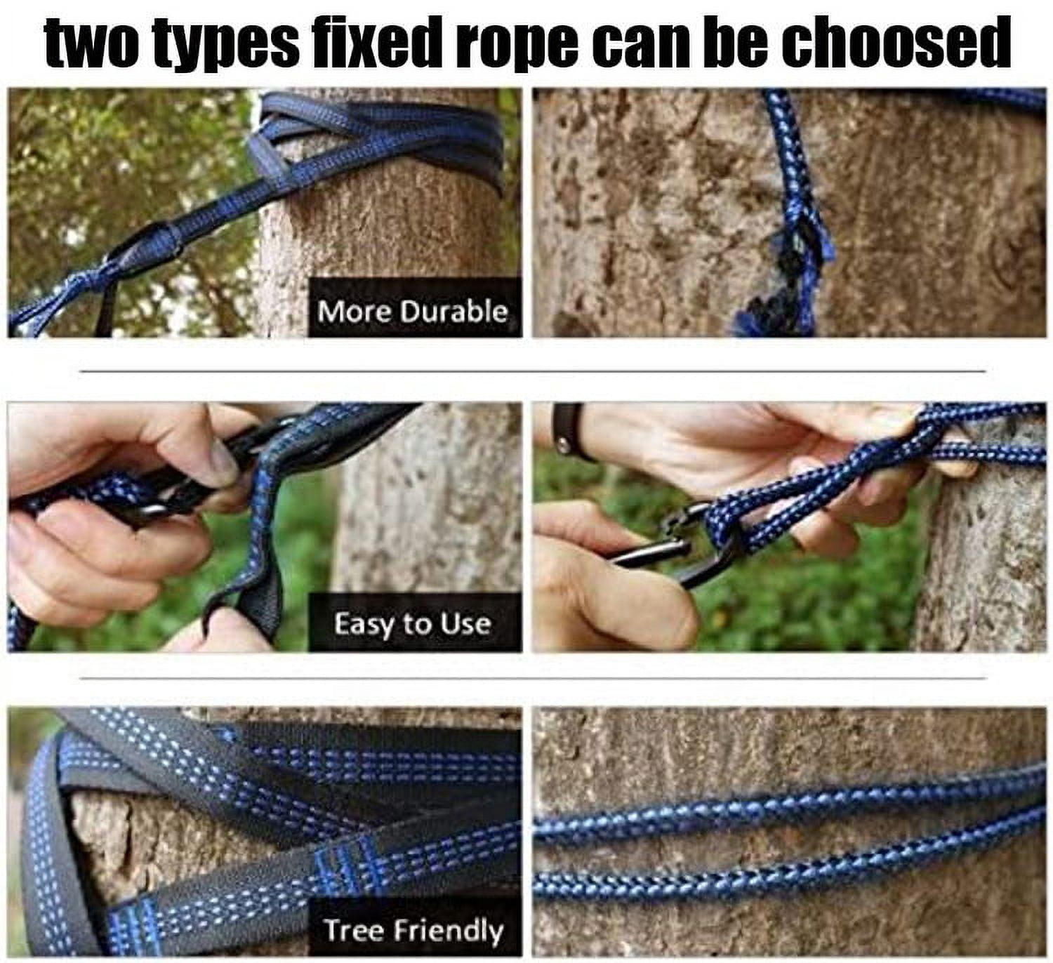 Nyon Hammock 400 lb Portable,1-2 Person Capacity for Camping Travel, Backpacking, Hiking, Outdoors Camping